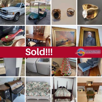 Grindstaff auction - Upcoming Auctions P.O. Box 714 Mechanicsville VA 23111 | phone: Anne Grindstaff (804)-301-2488 | email: info@grindstaffauctions.com | License VAAF # 612 Our App